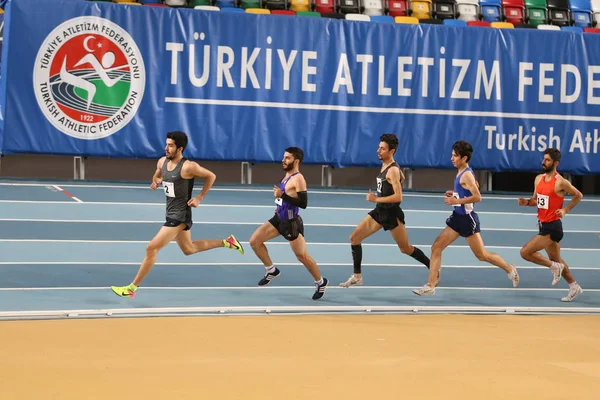 Federația Atletică Turcă Pragul Olimpic de Interior Competition — Fotografie, imagine de stoc