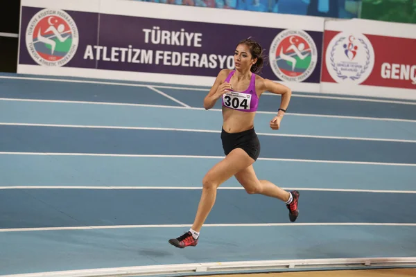 터키 체육 연맹 올림픽 임계값 실내 경쟁 — 스톡 사진