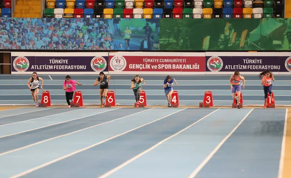 Federazione Atletica Turca Soglia Olimpica Indoor Competition — Foto Stock