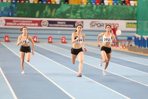 Federación Turca de Atletismo Umbral Olímpico Competencia Interior —  Fotos de Stock