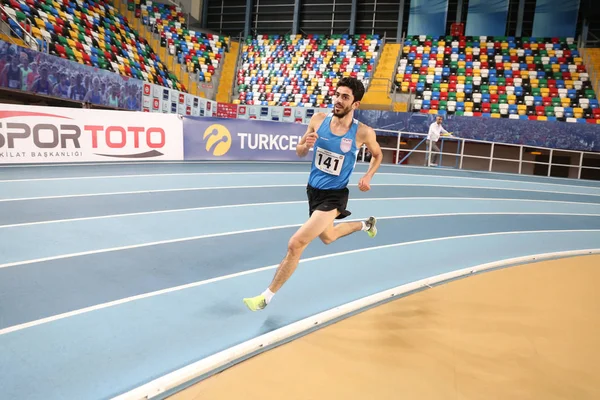 Türkiye Atletizm Federasyonu Olimpiyat eşik kapalı rekabet — Stok fotoğraf