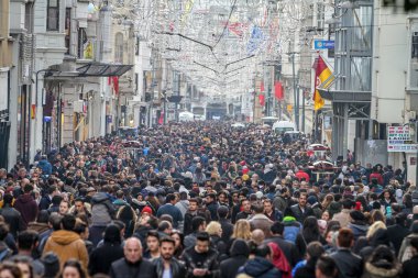 Özellikle Istiklal Caddesi Istanbul City, Türkiye'de