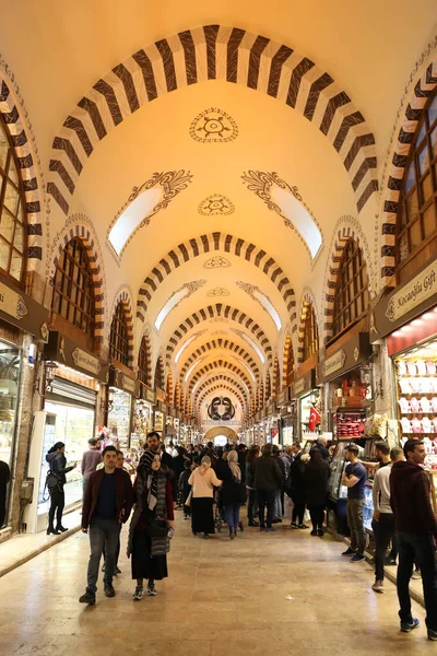 Bazar s kořením v Istanbulu, Turecko — Stock fotografie