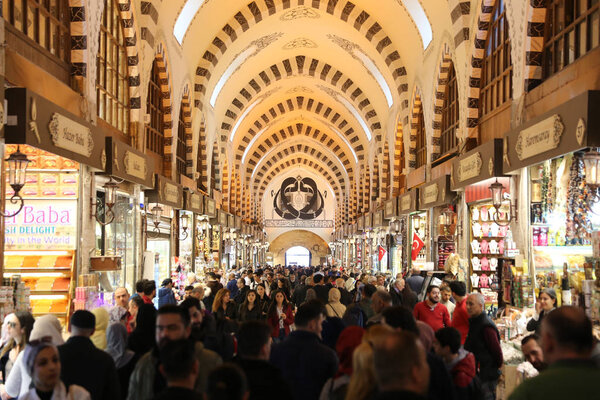 Spice Bazaar in Istanbul, Turkey