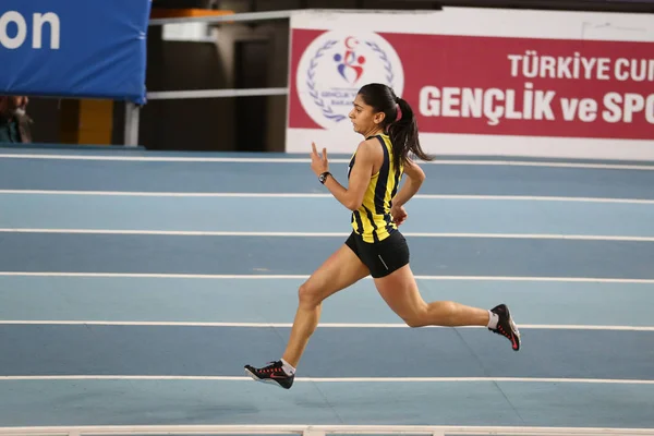 Federación Turca de Atletismo Umbral Olímpico Competencia Interior —  Fotos de Stock