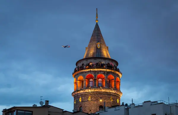 Galata torony Isztambulban, Törökország — Stock Fotó