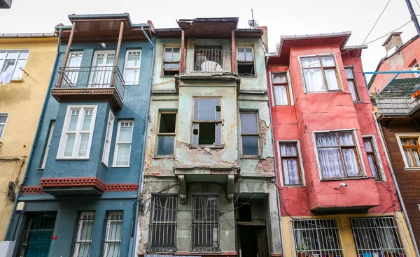 Eski evleri Fener semtinde, Istanbul, Türkiye