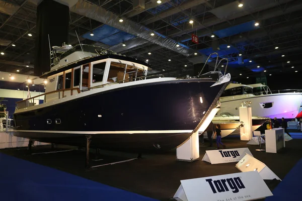 Istanbul Turecko Února 2018 Displeji Roh Eurasie Boat Show Cnr — Stock fotografie