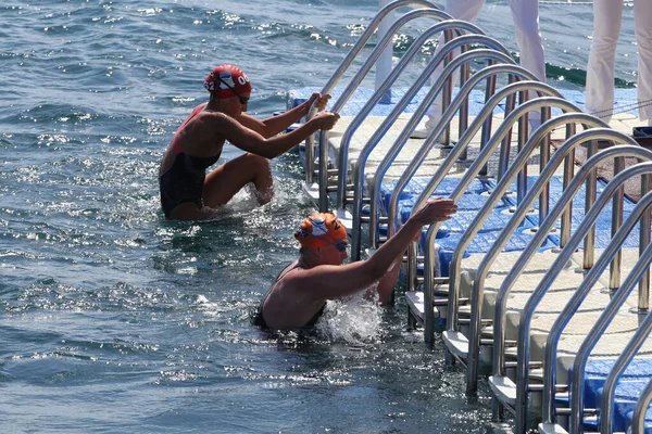 Samsung Bosphorus Cross Continental Swimming Competition 2019 — Stock Photo, Image