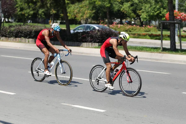 Istanbul Etu Triatlon Balkán Bajnokság — Stock Fotó