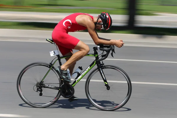 Mistrzostwa Stambułu w Etu Triathlon Balkan — Zdjęcie stockowe