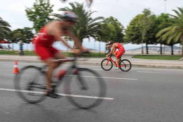 Istanbul etu triathlon balkan meisterschaften — Stockfoto