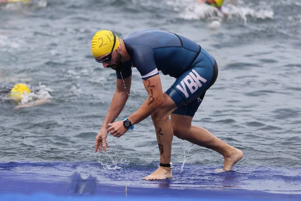 Istanbul etu triathlon balkan campeonatos — Fotografia de Stock