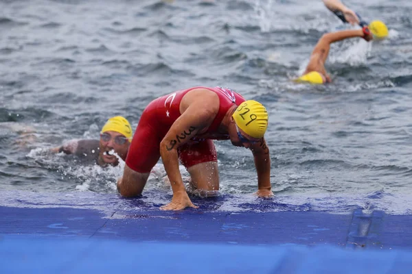 İstanbul Etu Triatlon Balkan Şampiyonası — Stok fotoğraf