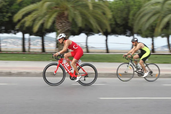 İstanbul Etu Triatlon Balkan Şampiyonası — Stok fotoğraf