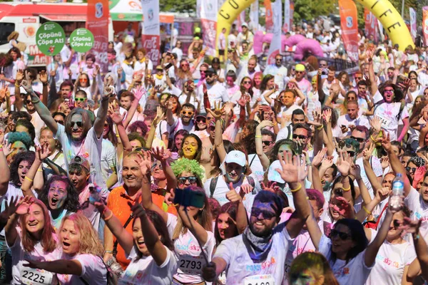 Färg Sky 5k Istanbul — Stockfoto