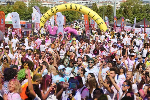 Färg Sky 5k Istanbul — Stockfoto