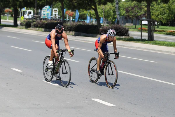 Mistrzostwa Stambułu w Etu Triathlon Balkan — Zdjęcie stockowe