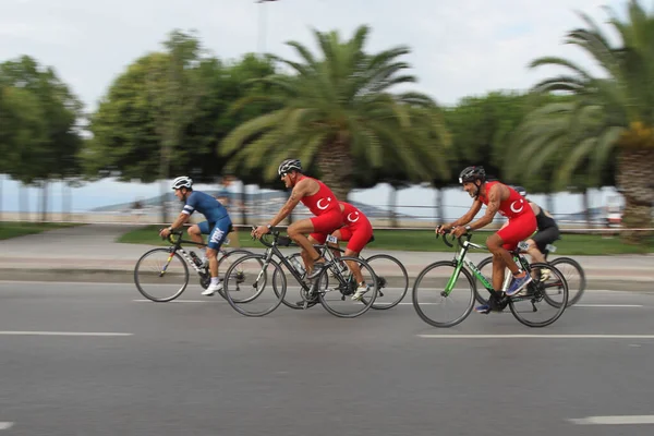 Istanbul Etu Triatlon Balkan Kampioenschappen — Stockfoto