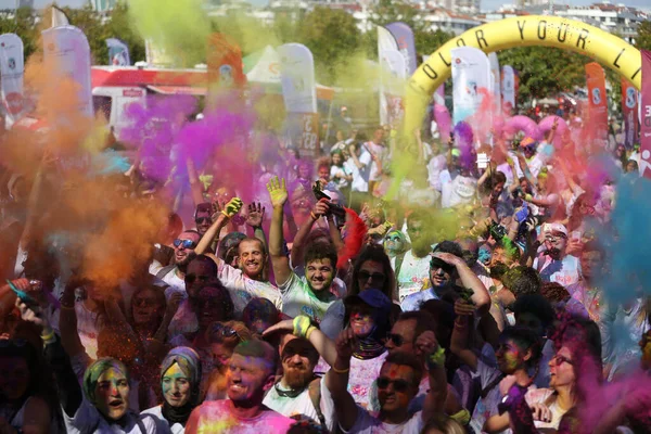 Färg Sky 5k Istanbul — Stockfoto