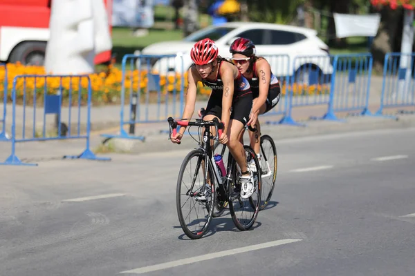 Istanbul etu triathlon balkan meisterschaften — Stockfoto