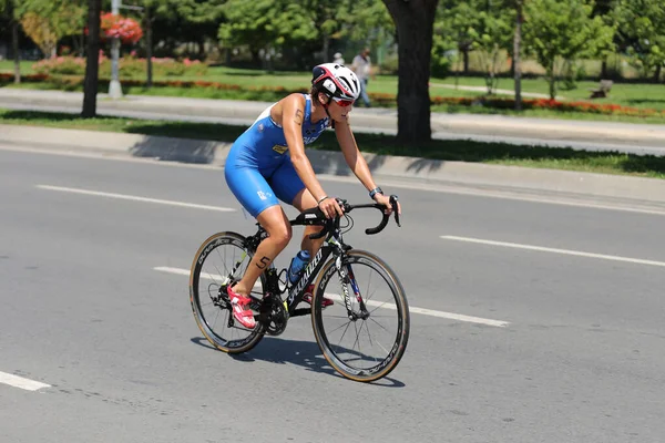 Mistrzostwa Stambułu w Etu Triathlon Balkan — Zdjęcie stockowe