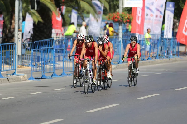 Istanbul etu triathlon balkan meisterschaften — Stockfoto