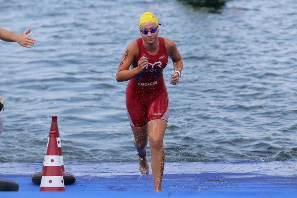 Istanbul etu triathlon balkan campeonatos — Fotografia de Stock