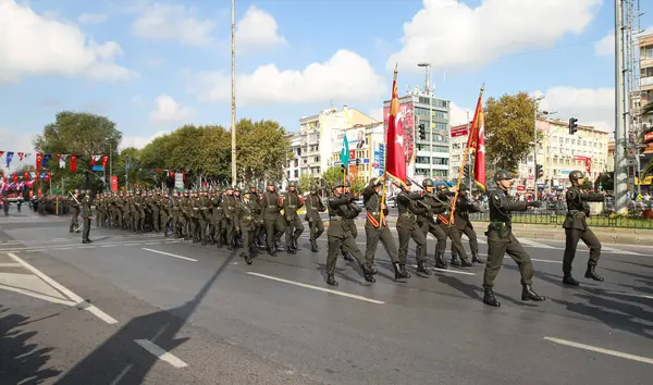 29 Ekim Türkiye Cumhuriyet Günü Kutlamaları — Stok fotoğraf