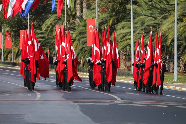 29 Ekim Türkiye Cumhuriyet Günü Kutlamaları — Stok fotoğraf