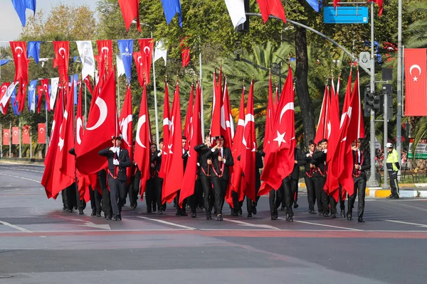 29 Ekim Türkiye Cumhuriyet Günü Kutlamaları — Stok fotoğraf