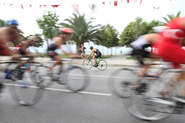 Campeonato Balcánico de Triatlón ETU Estambul — Foto de Stock