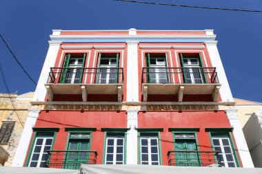 Yunanistan 'ın Symi Adası' ndaki Ev