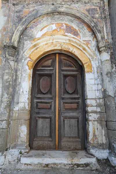 Porte d'une maison à Symi Island, Grèce — Photo