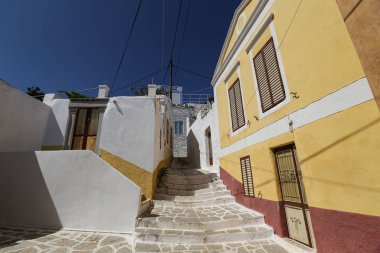 Yunanistan 'ın Symi Adası' ndaki Ev