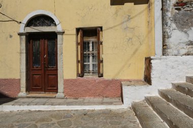 Yunanistan 'ın Symi Adası' ndaki Ev