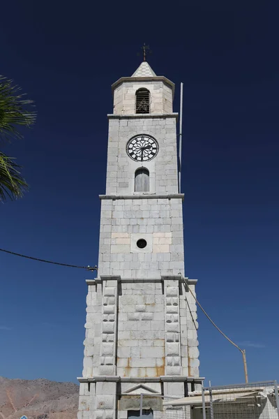 Πύργος ρολογιού στη Σύμη, Ελλάδα — Φωτογραφία Αρχείου
