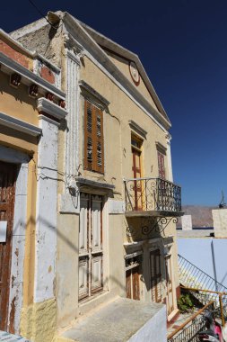 Yunanistan 'ın Symi Adası' ndaki Ev