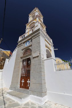Yunanistan 'ın Symi Adası' ndaki Kilisenin Çanı