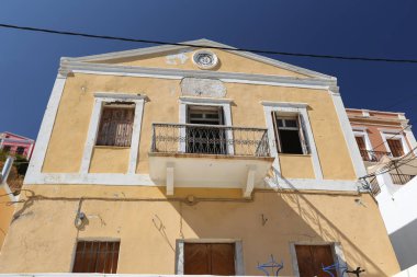 Yunanistan 'ın Symi Adası' ndaki Ev