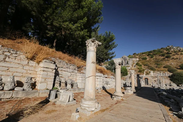 Ephesus ókori város, Izmir, Törökország — Stock Fotó