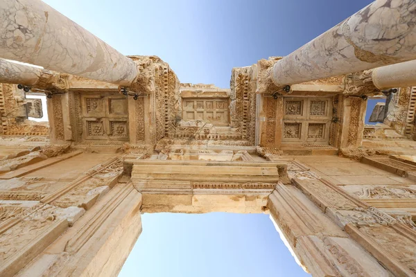 Library of Celsus in Ephesus, Izmir City, Turkey Stock Picture