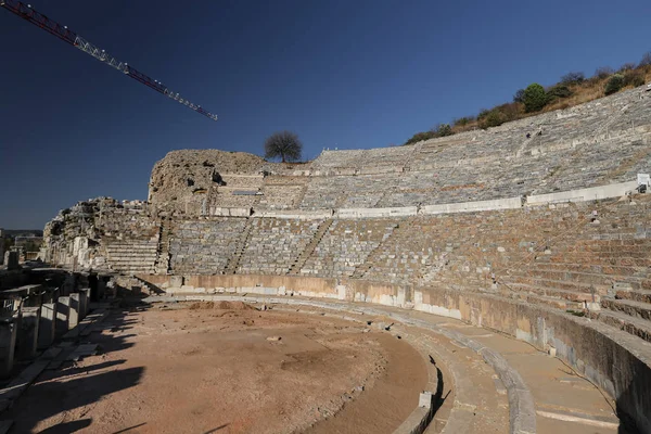 Grand Theater of Efesus Ancient City, Izmir, Turkiet — Stockfoto