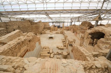 Teras evlerde Efes Antik Kenti, Izmir, Türkiye