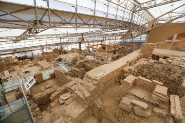 Teras evlerde Efes Antik Kenti, Izmir, Türkiye