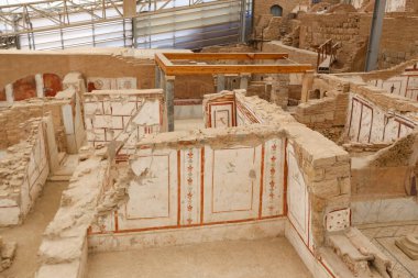 Teras evlerde Efes Antik Kenti, Izmir, Türkiye