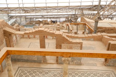 Teras evlerde Efes Antik Kenti, Izmir, Türkiye