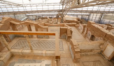 Teras evlerde Efes Antik Kenti, Izmir, Türkiye