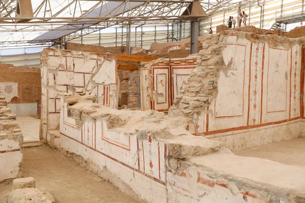 Terrassenhäuser in ephesus antike Stadt, izmir, Türkei — Stockfoto