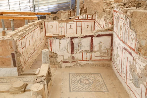 Terrazzo Case a Efeso Città Antica, Smirne, Turchia — Foto Stock